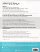 Printable Heat Transfer - Fabric