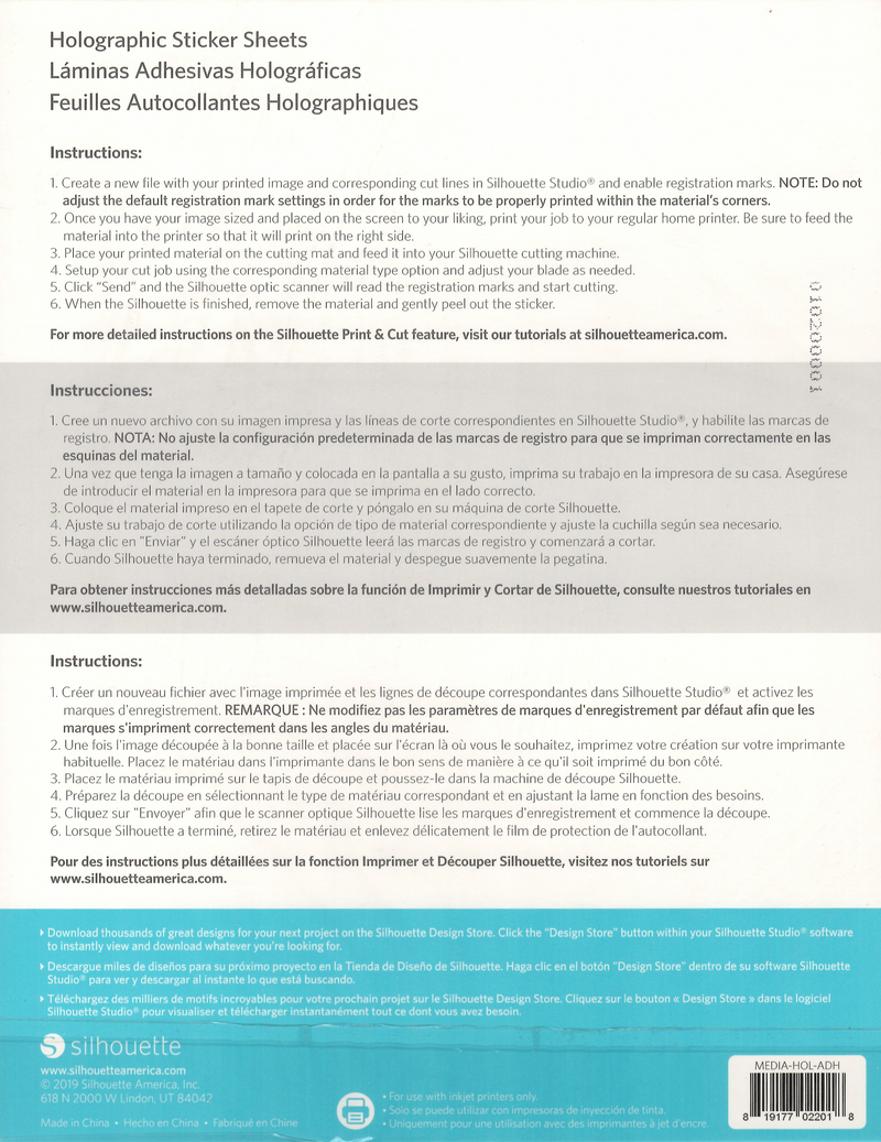 Sticker Sheets - Holographic