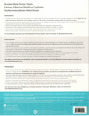 Sticker Sheets - Brushed Metallic Silver