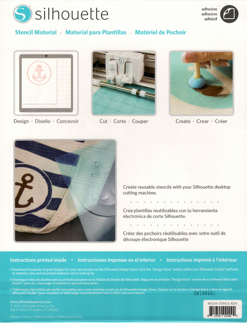 Stencil Sheets - Adhesive