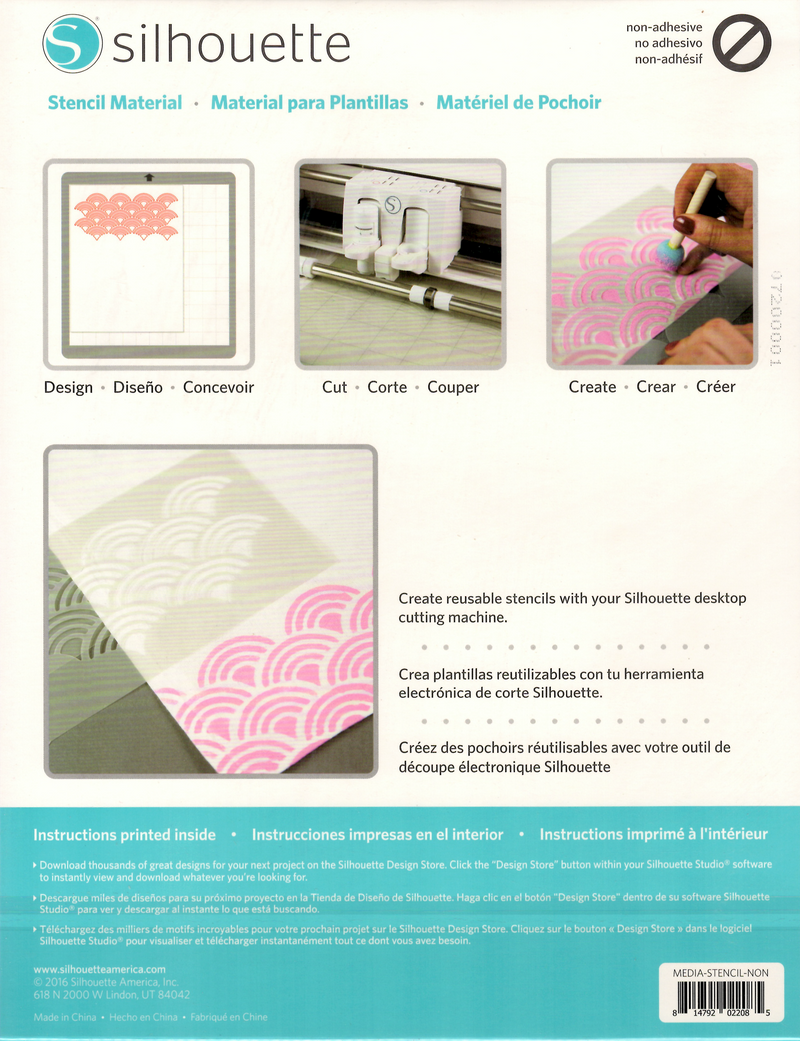 Stencil Sheets - Non-Adhesive
