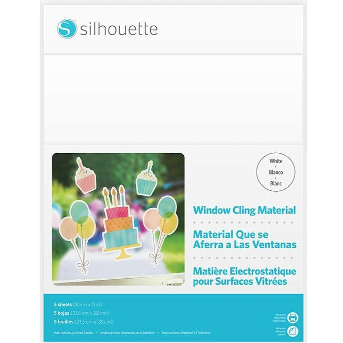 Window Cling - White - Silhouette Canada