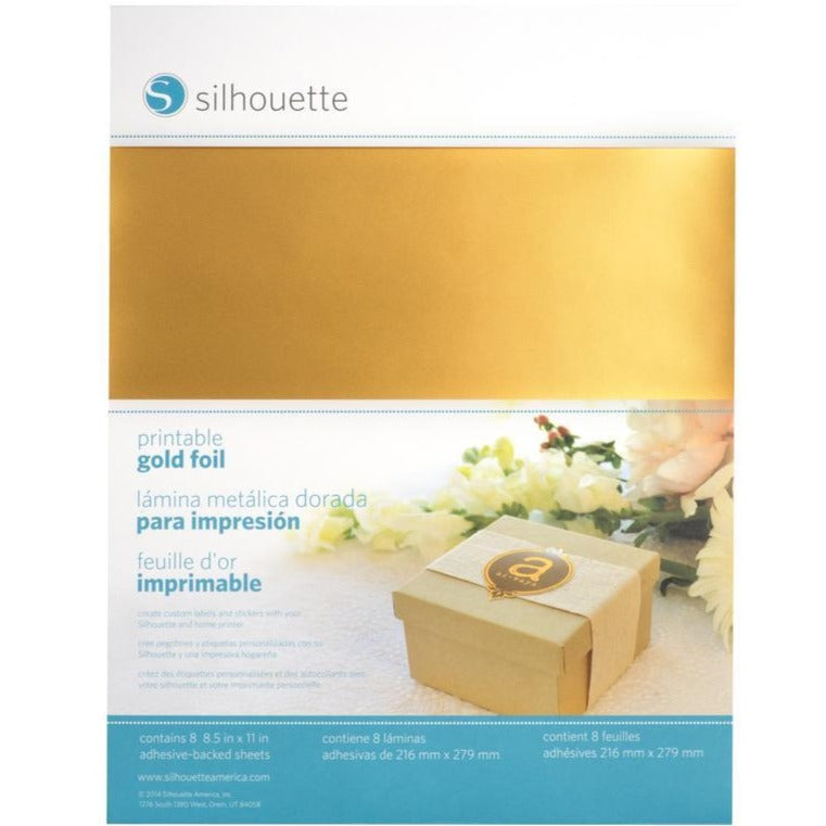 Sticker Sheets - Gold Foil - Silhouette Canada