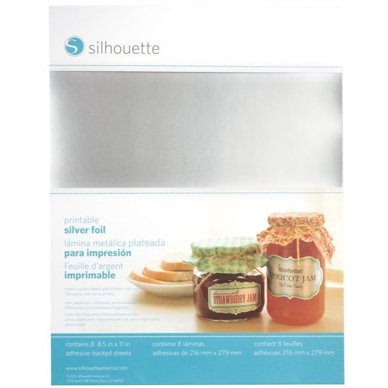 Sticker Sheets - Silver Foil - Silhouette Canada